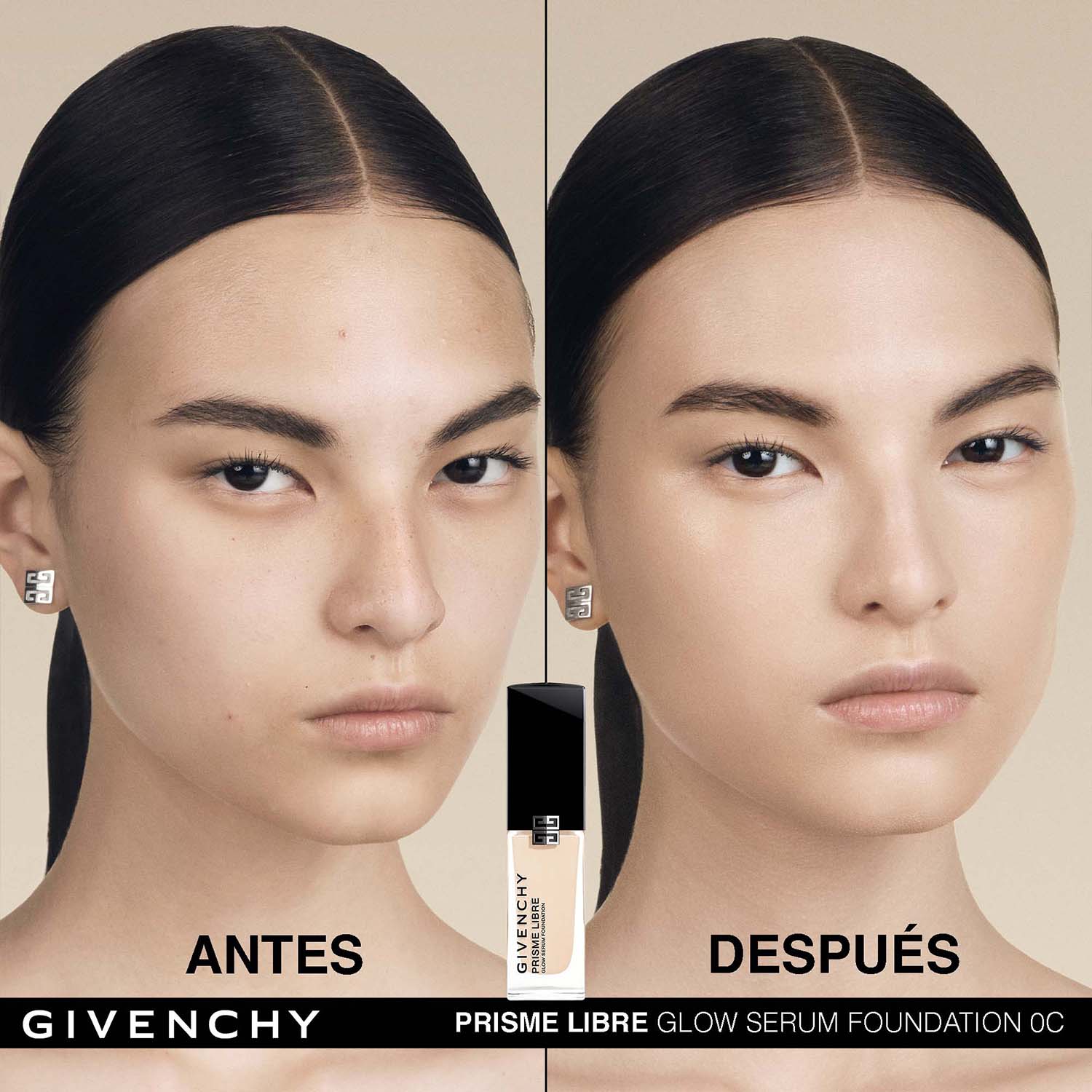 PRISME LIBRE GLOW SERUM FOUNDATION. BASE DE MAQUILLAJE EN SUERO QUE MEJORA LA PIEL, LUMINOSIDAD 24H E HIDRATACIÓN 48 H (BASE DE MAQUILLAJE EN SUERO)